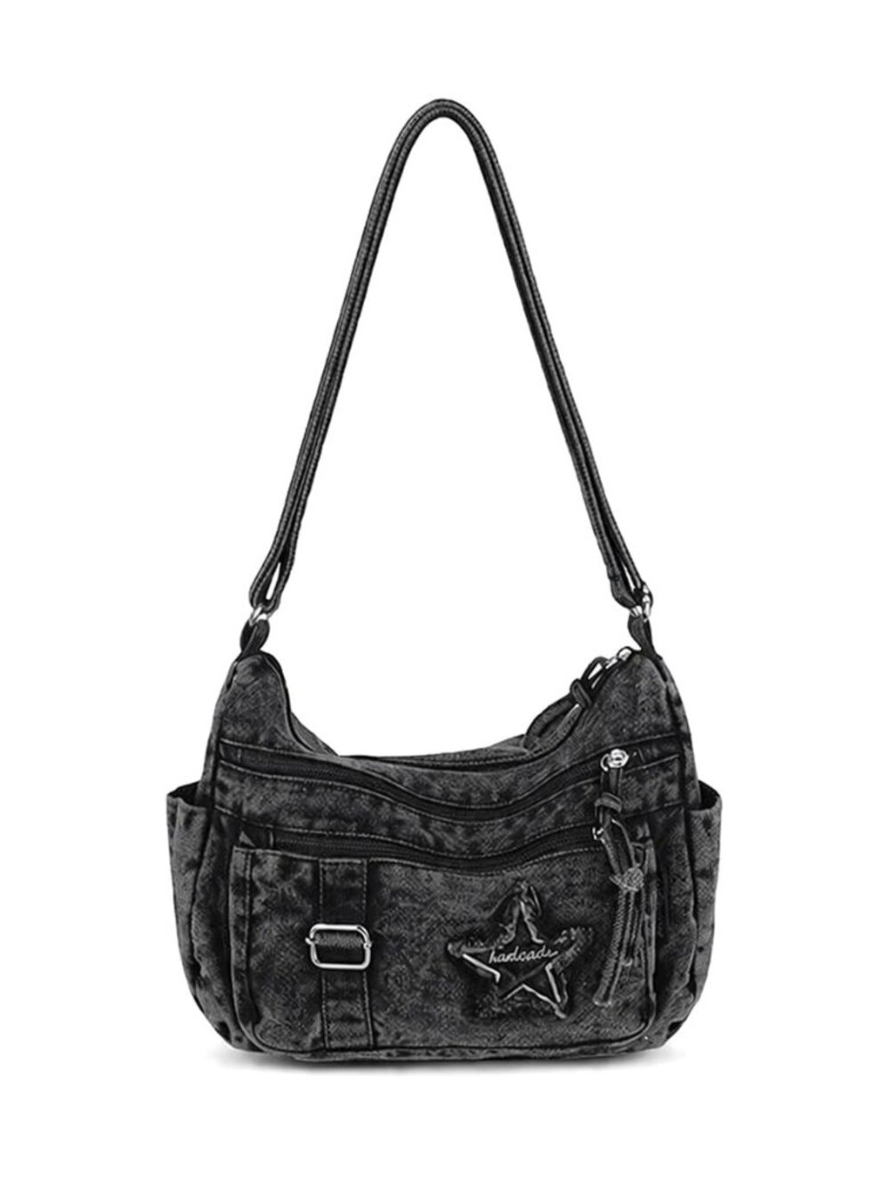 Denim Crossbody Bag Vintage Jean Shoulder Purse Canvas Satchel Messenger Hobo